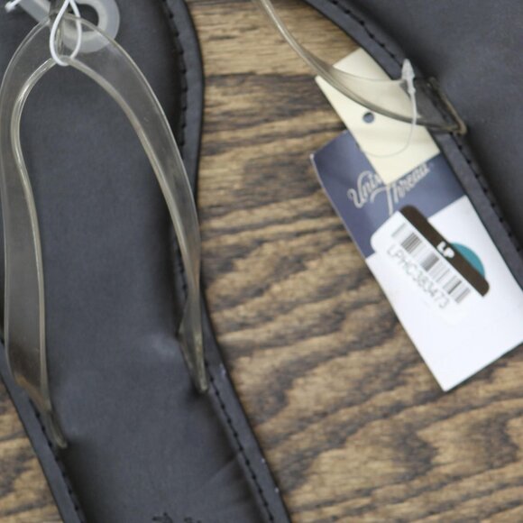 NWT Universal Thread Womens Keilani Thong Flip Flops 93321989 Clear Black 9M - Picture 10 of 10